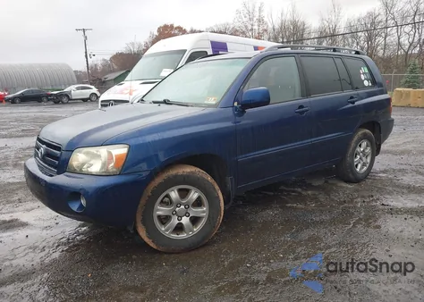 2006 Toyota Highlander V6 from USA, damaged, VIN JTEHP21A060178433